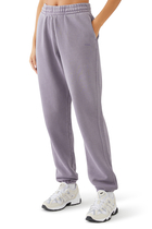 Everywear Relaxed Sweatpants:Fog Purple/ Pigment Garment Dye:XS