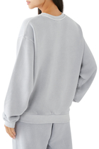 Everywear Relaxed Sweatshirt:Ice Grey/ Pigment Garment Dye:XS