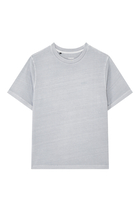 Everywear Regular T-Shirt:Ice Grey/ Pigment Garment Dye:XS