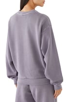 Everywear Relaxed Sweatshirt:Fog Purple/ Pigment Garment Dye:XS