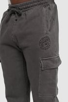 Premium Legacy Cargo Pants:Black/ Pigment Dye:XS