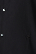 قميص قطن بوبلين بشعار GG
