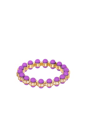Sydney Evan Diamond Lip Charm & Pink Opal Bracelet | 14K Yellow Gold | Opal | Lip | Kiss | Charm | Bracelet | Women's | Luxury | Jewelry | Beach