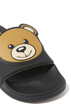 حذاء مفتوح مزين بالدب تيدي للأطفال