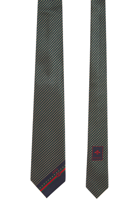 ربطة عنق حرير بشعار&nbsp;