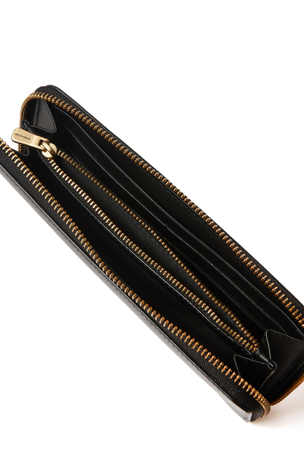 Slim Accordion Zip Wallet