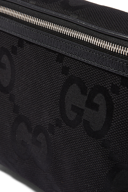 حقيبة خصر بشعار GG بحجم كبير