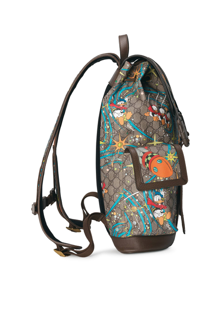 حقيبة ظهر متوسطة بطبعة دونالد دك ديزني × غوتشي