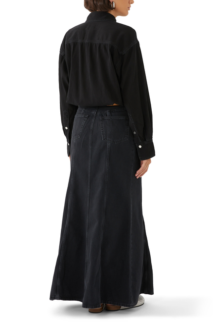 JOS Shirt & Skirt Combo Maxi Dress