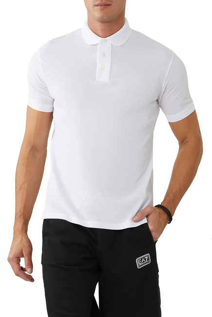 Polo Shirt With Logo Collar