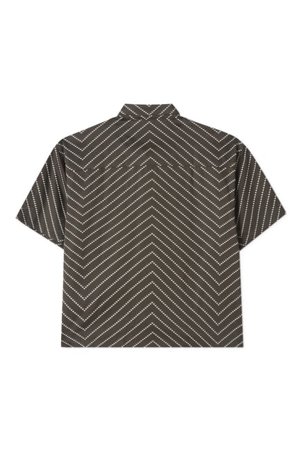 Kids Diagonal Marco Strip Effect Shirt