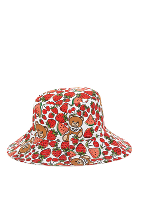 قبعة باكيت بطعة موسكينو كيدز والدب تيدي