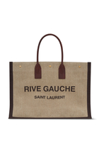 حقيبة يد مطبوعة باسم مجموعة Rive Gauche