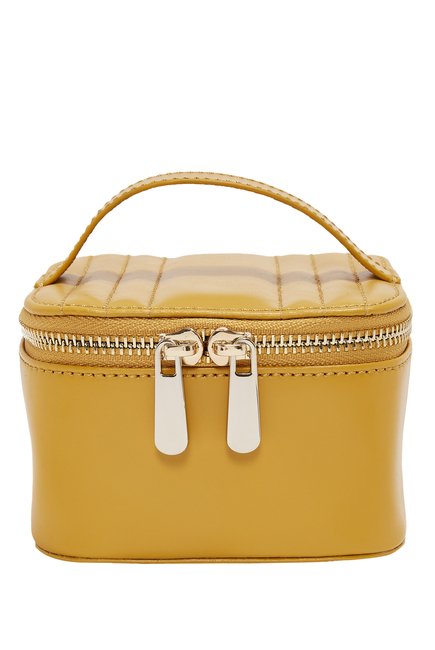 حقيبة مجوهرات ماريا بتصميم مكعب بسحاب