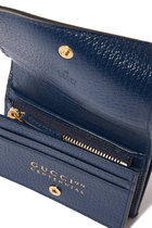 محفظة بفتحات للبطاقات جاكار من مجموعة Gucci 100