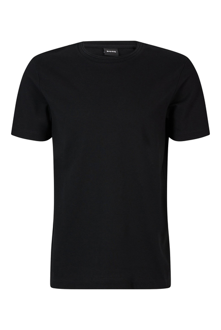 Tiburt 240 Bubble-Jacquard Cotton T-Shirt