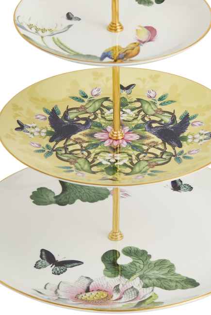 Wonderlust Waterlily 3 Tier Cake Stand