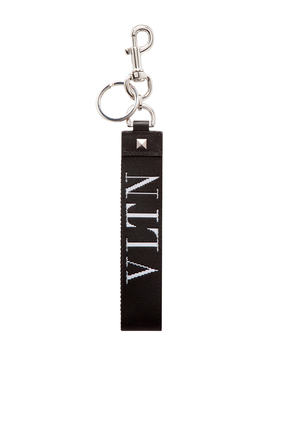 SMALL VLTN BAG CHARM:BLK:One Size