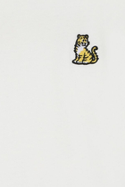 تيشيرت للأطفال بطبعات نمر وشعار الماركة