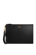 حقيبة صغيرة جلد مارمونت بشعار حرفي GG