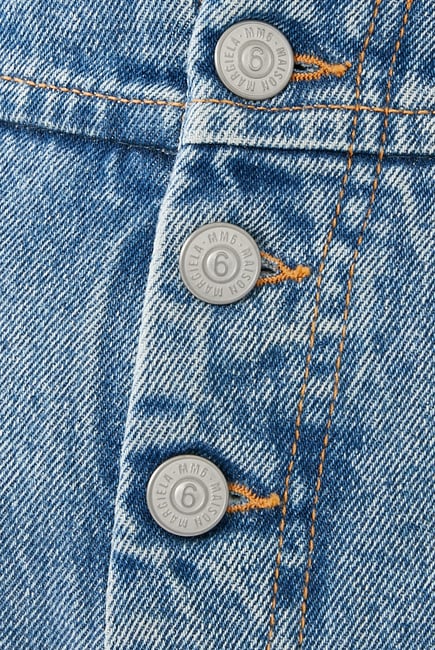 بنطال جينز بقصة مريحة بخمسة جيوب