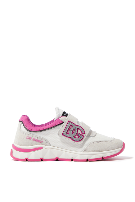 Kids Logo Velcro Sneakers