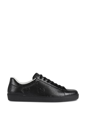 M.NEW ACE SNKR GG LEATHER:Black:14.5