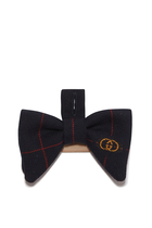ربطة عنق فراشة بشعار حرفي GG