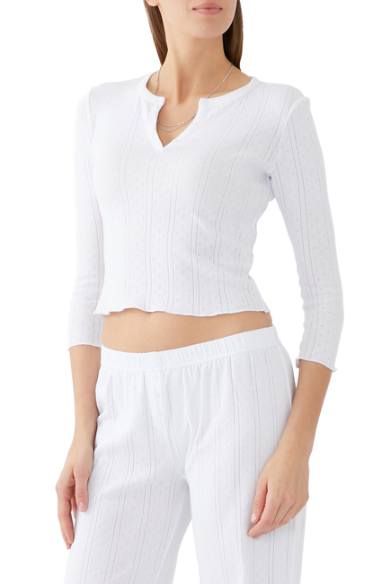 The Baby Henley White – Cou Cou Intimates