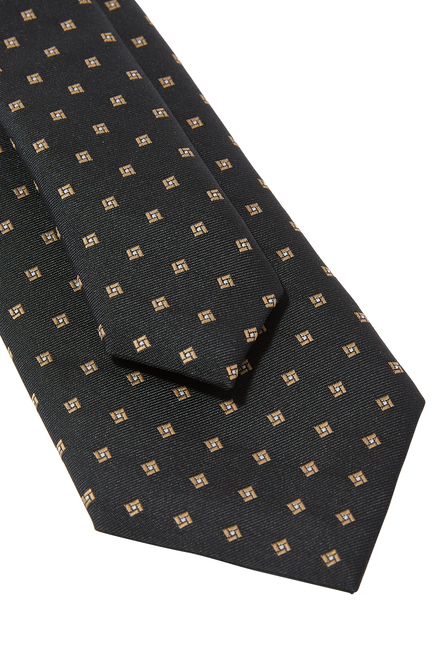 ربطة عنق بنقشة حرير جاكار