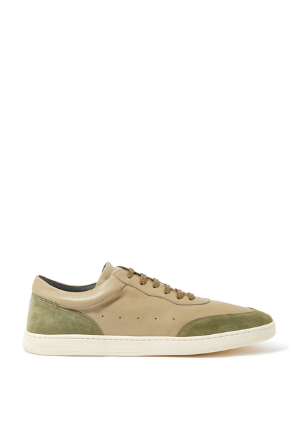 Kris Nappa & Suede Sneakers