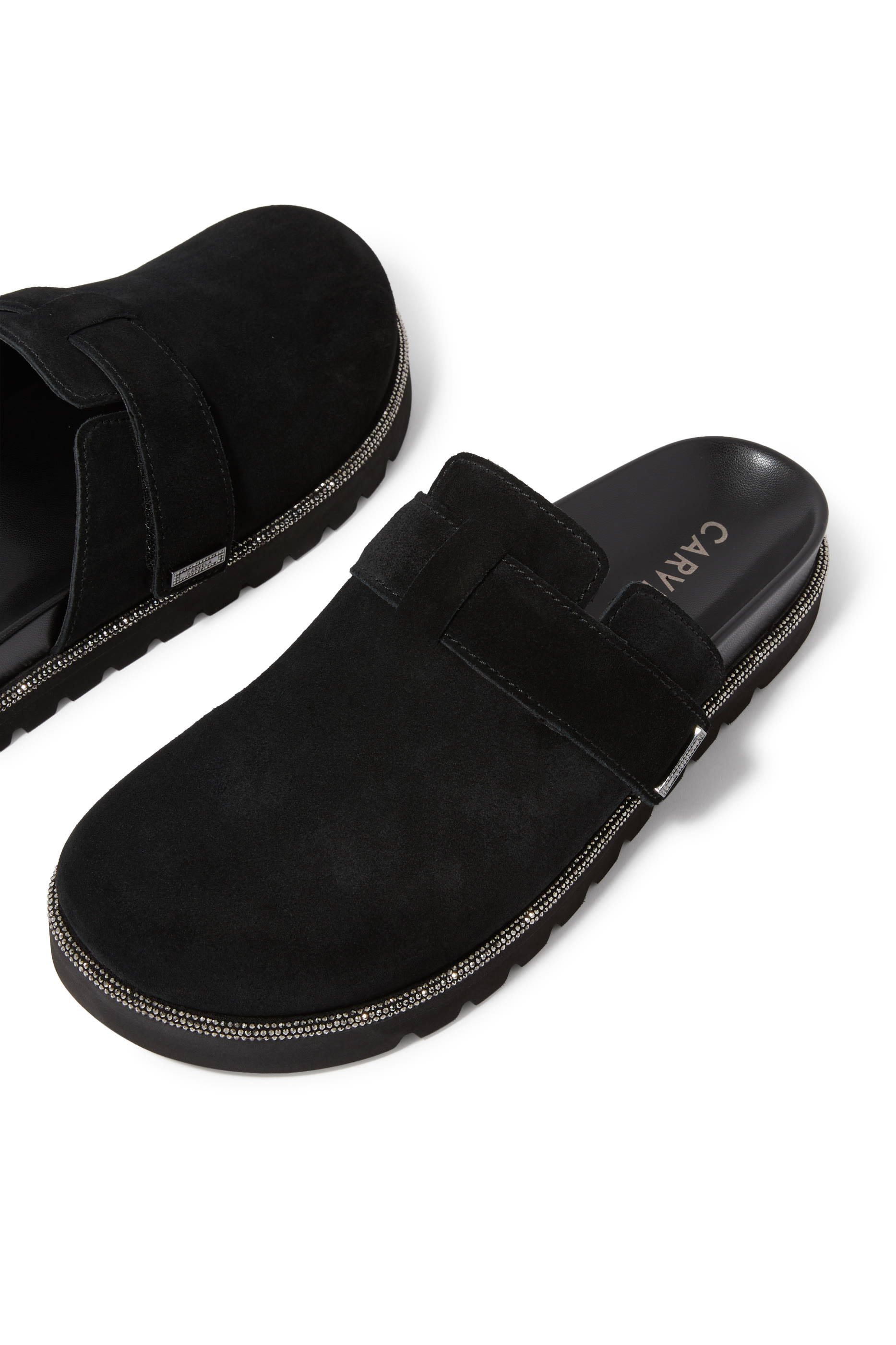 حذاء مفتوح من الخلف كارفيلا بأحجار براقة لرمضان