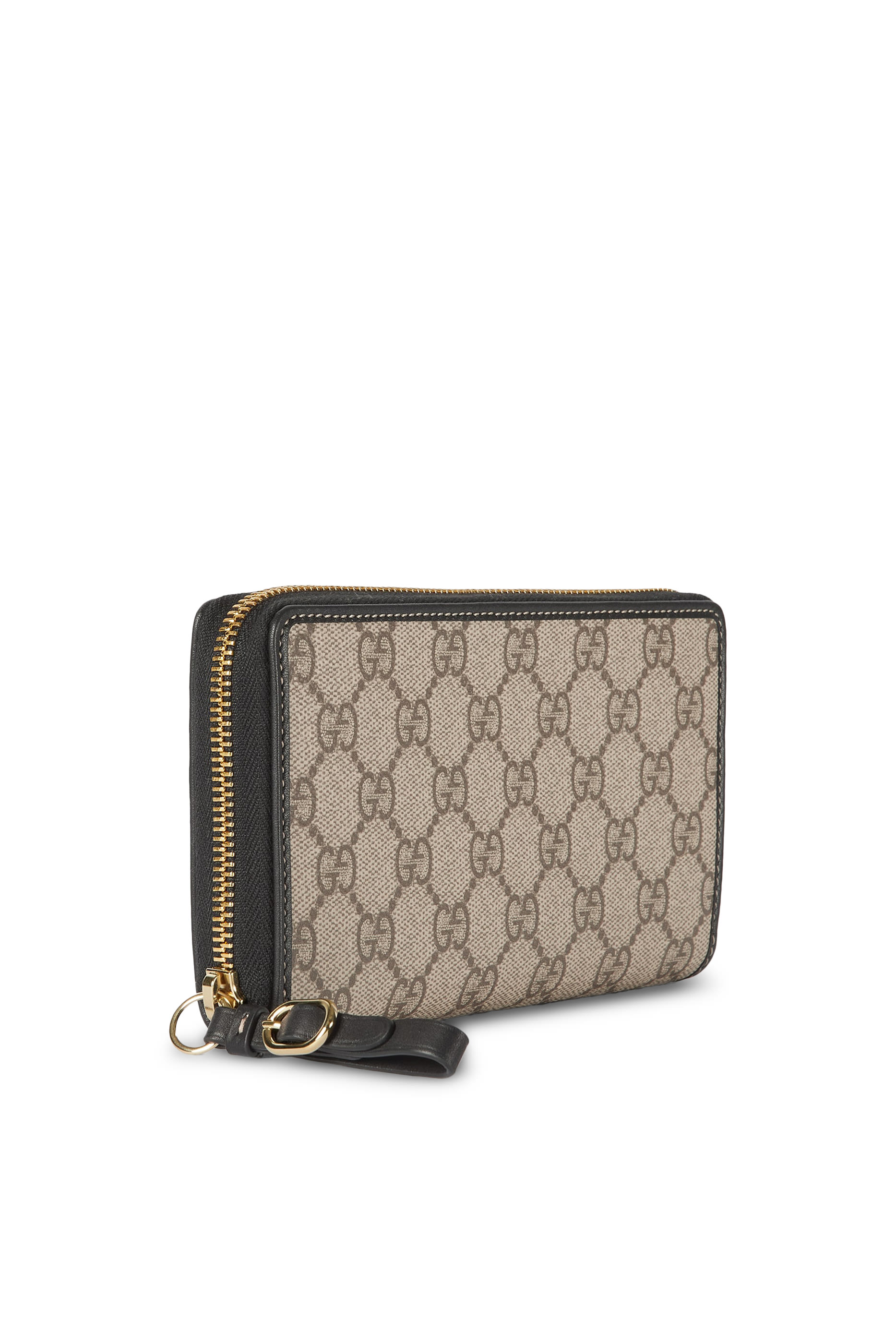 محفظة بسحاب محيط وشعار الماركة