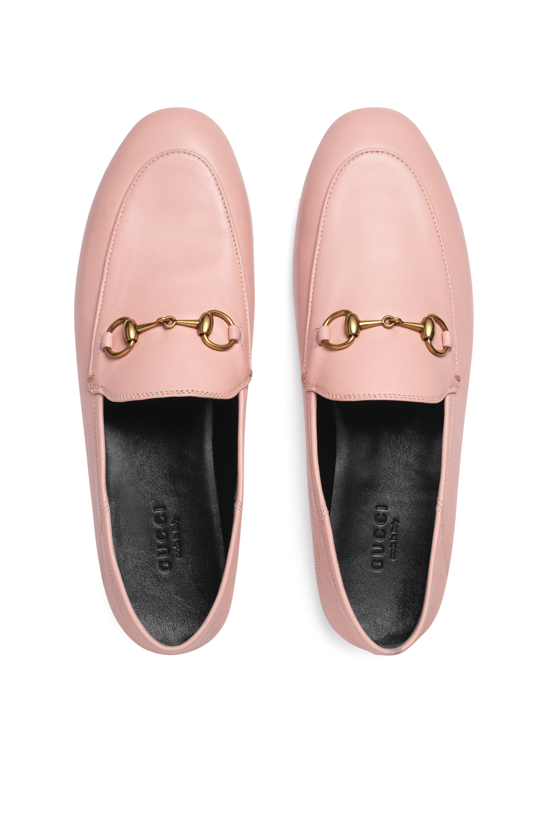 حذاء جلد سهل الارتداء بحلية لجام حصان