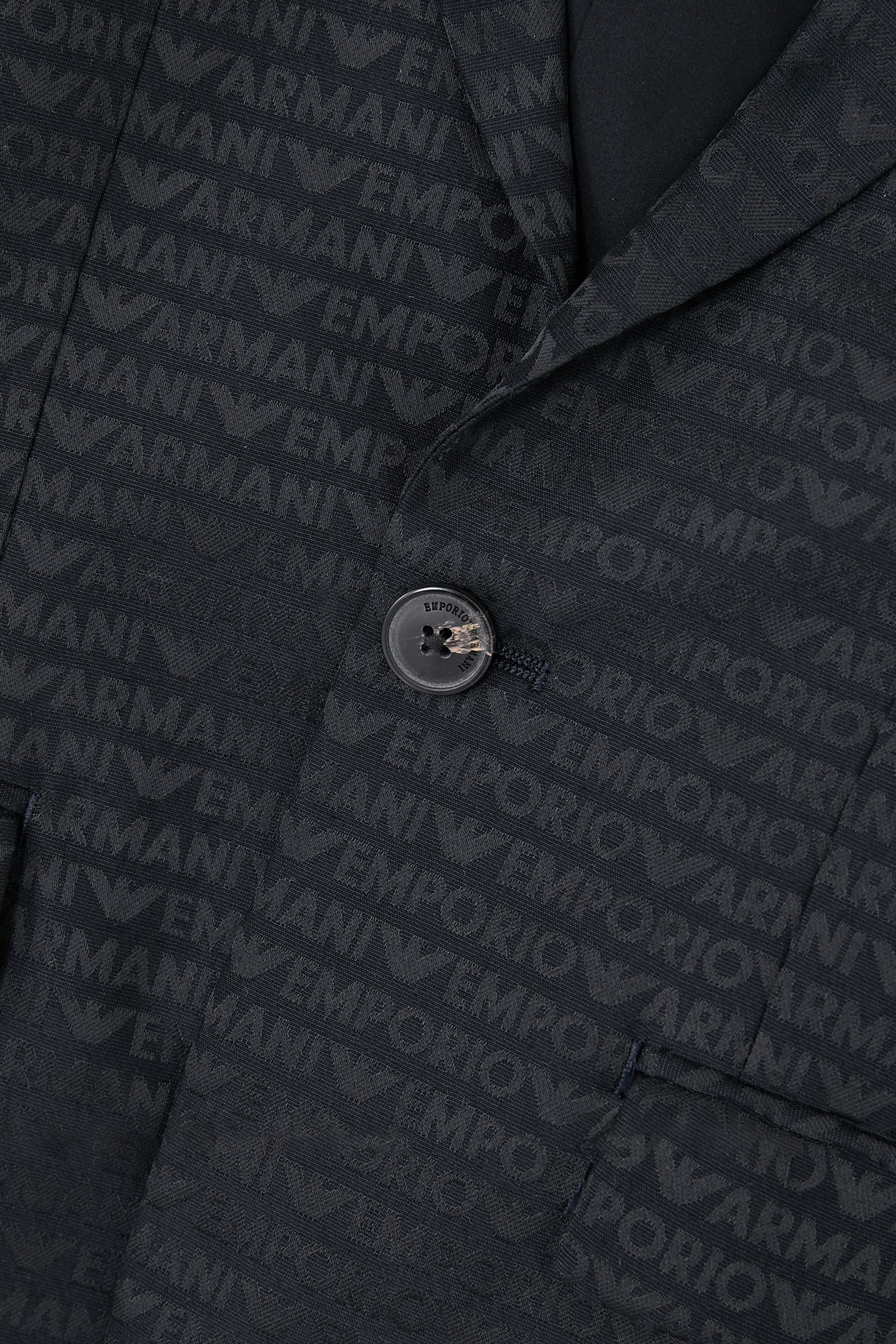 بليزر بشعار الماركة بالكامل للأطفال