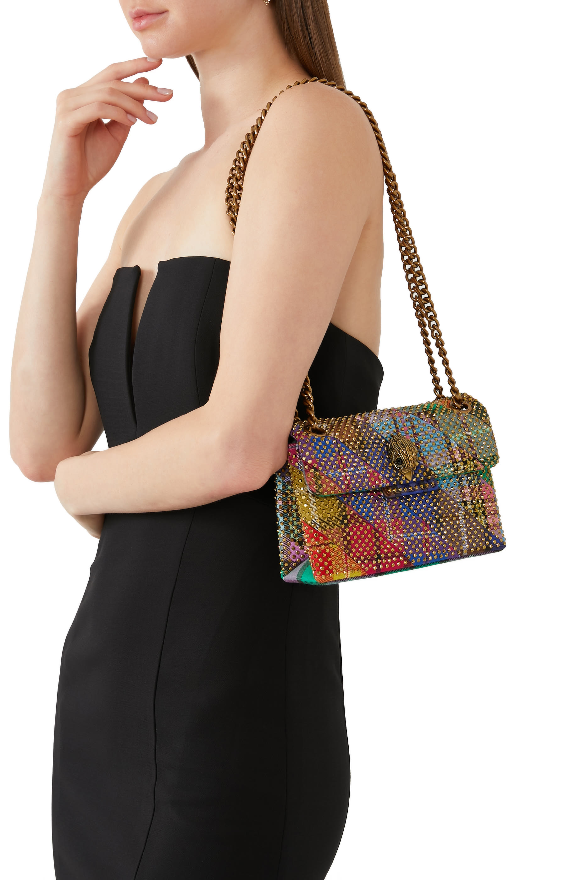 حقيبة كتف كنسينغتون صغيرة قماش