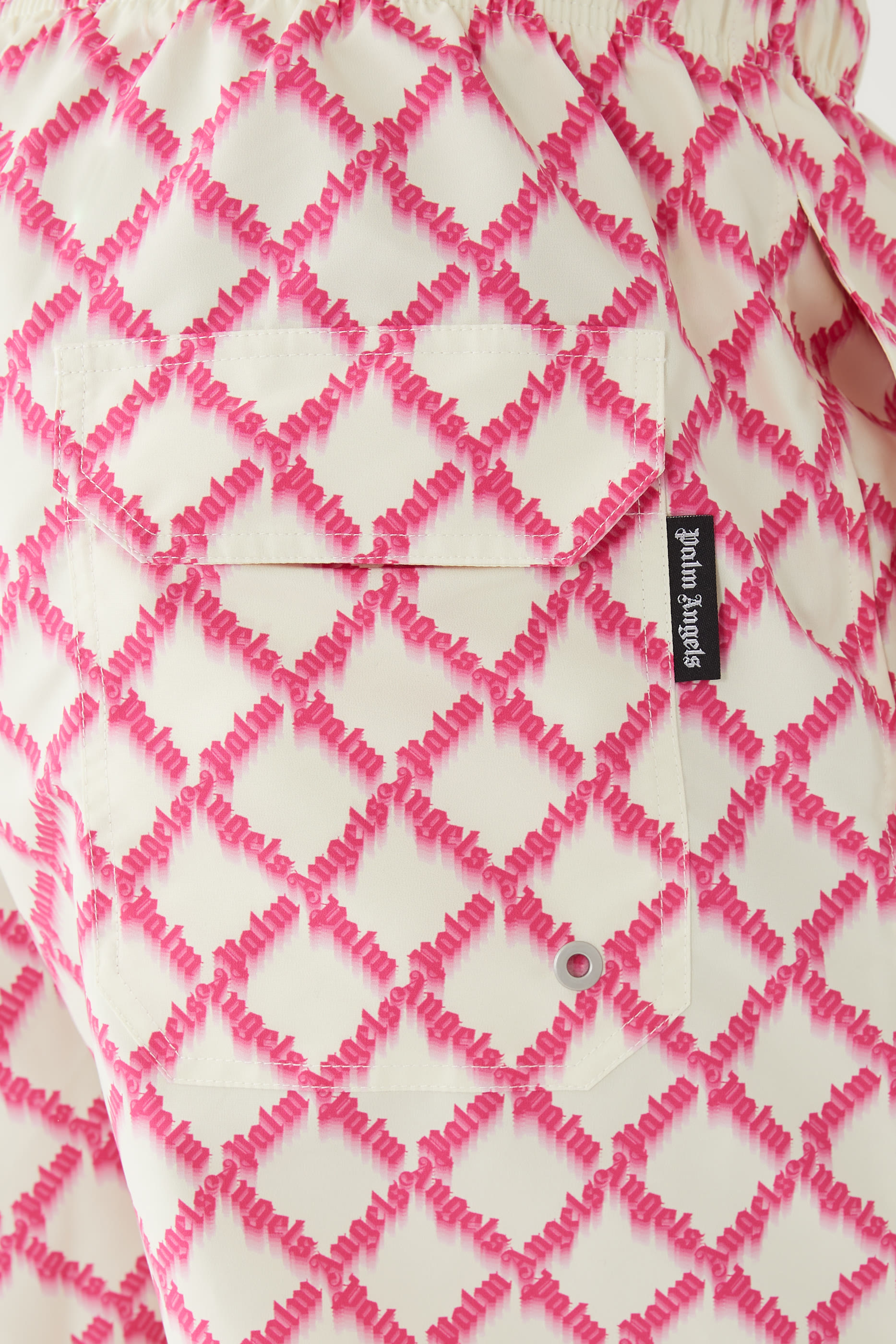 شورت سباحة بشعار الماركة قماش شبكي