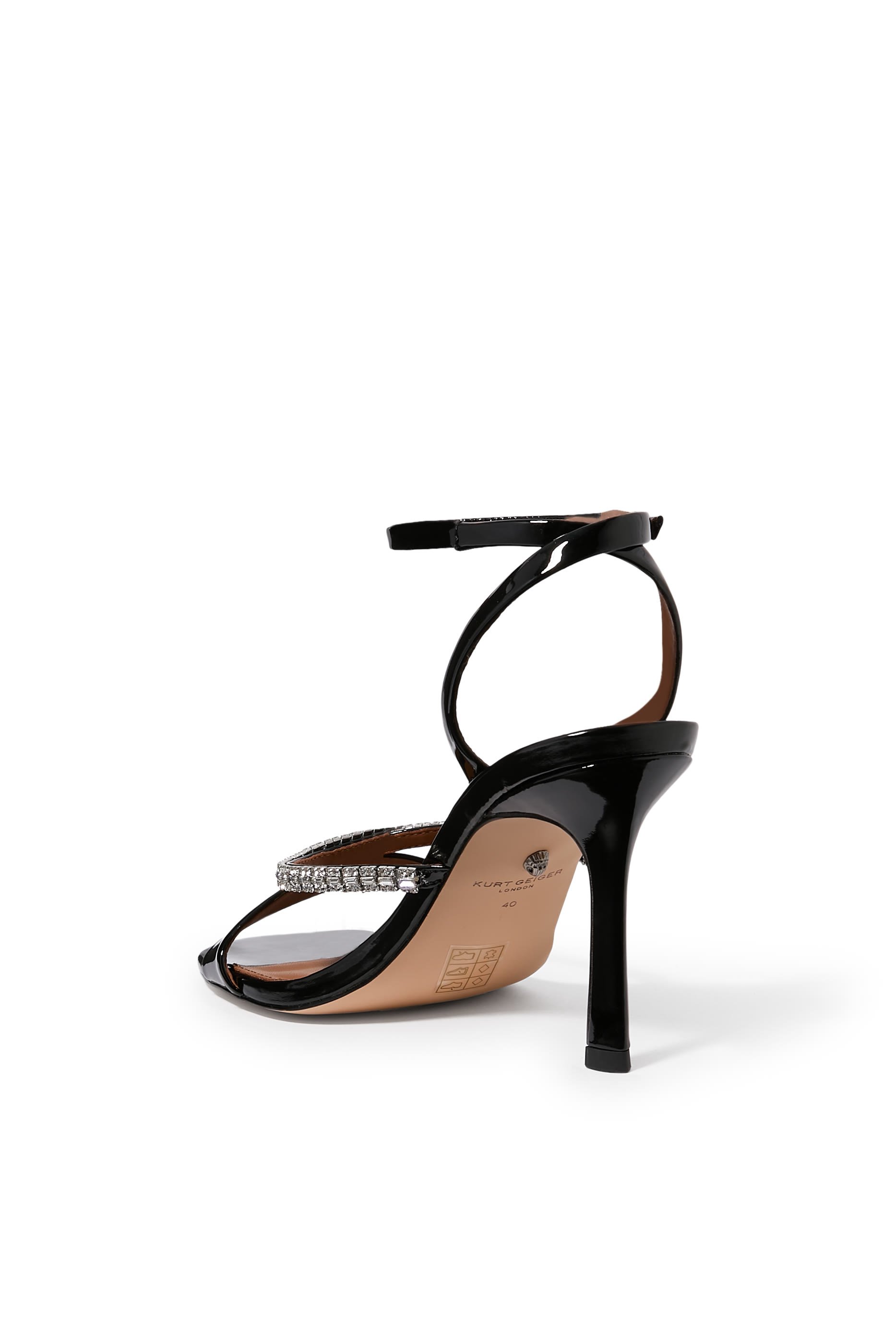 صندل 90 بسيور مرصعة بكريستال