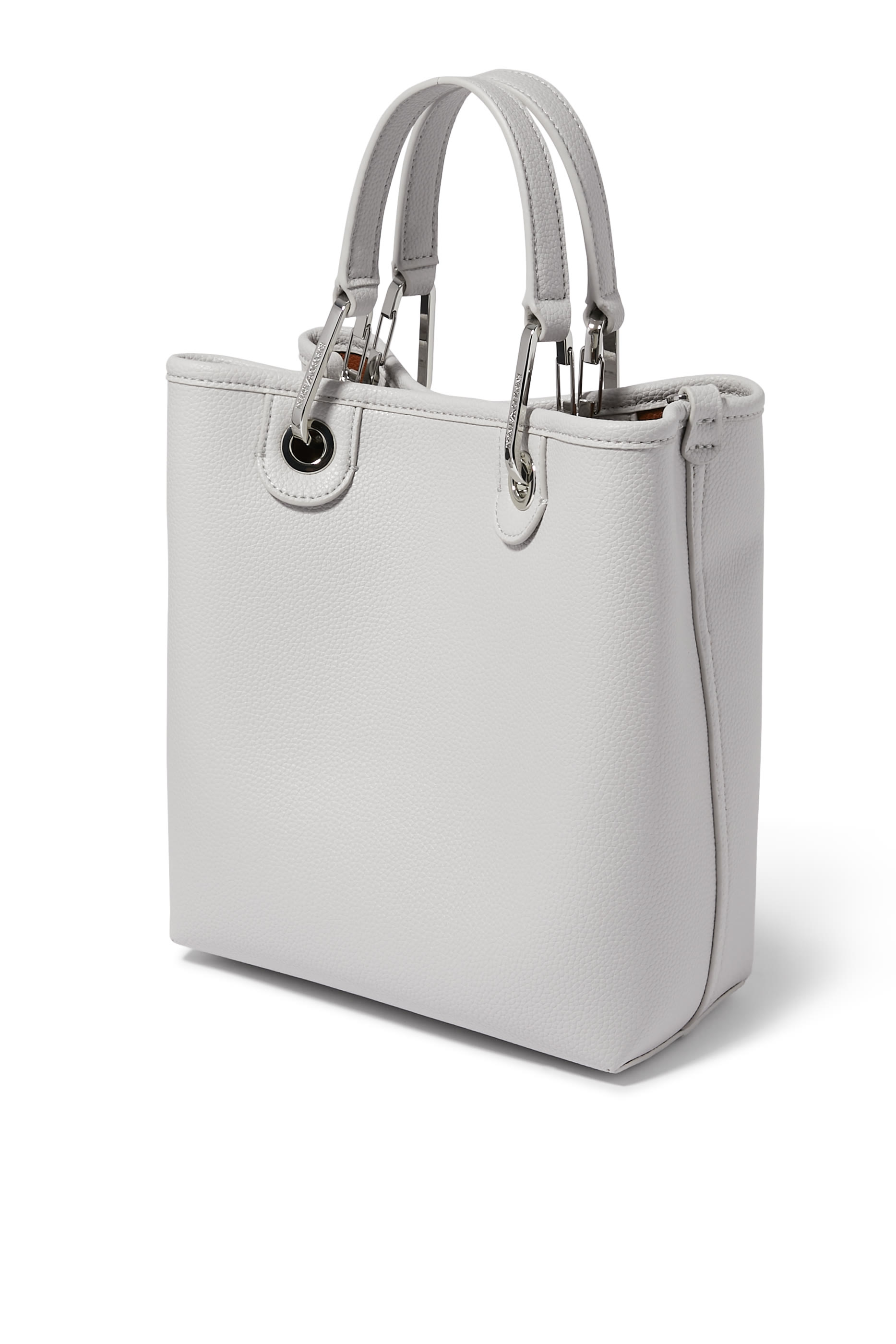 حقيبة يد ماي إي أي بتصميم عمودي بنقشة جلد الغزال