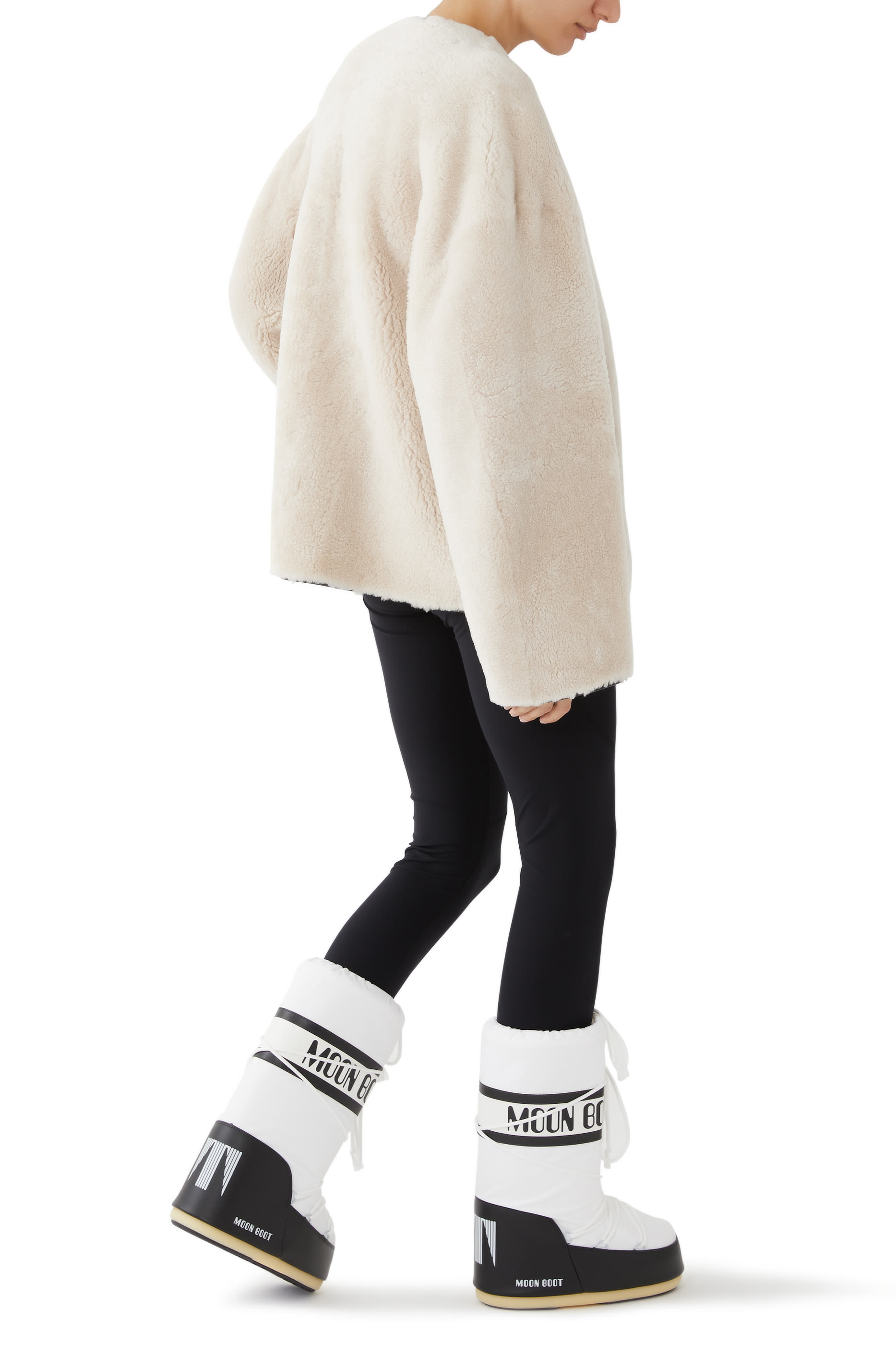 بوت ايكون بتصميم مقسم بألوان نايلون