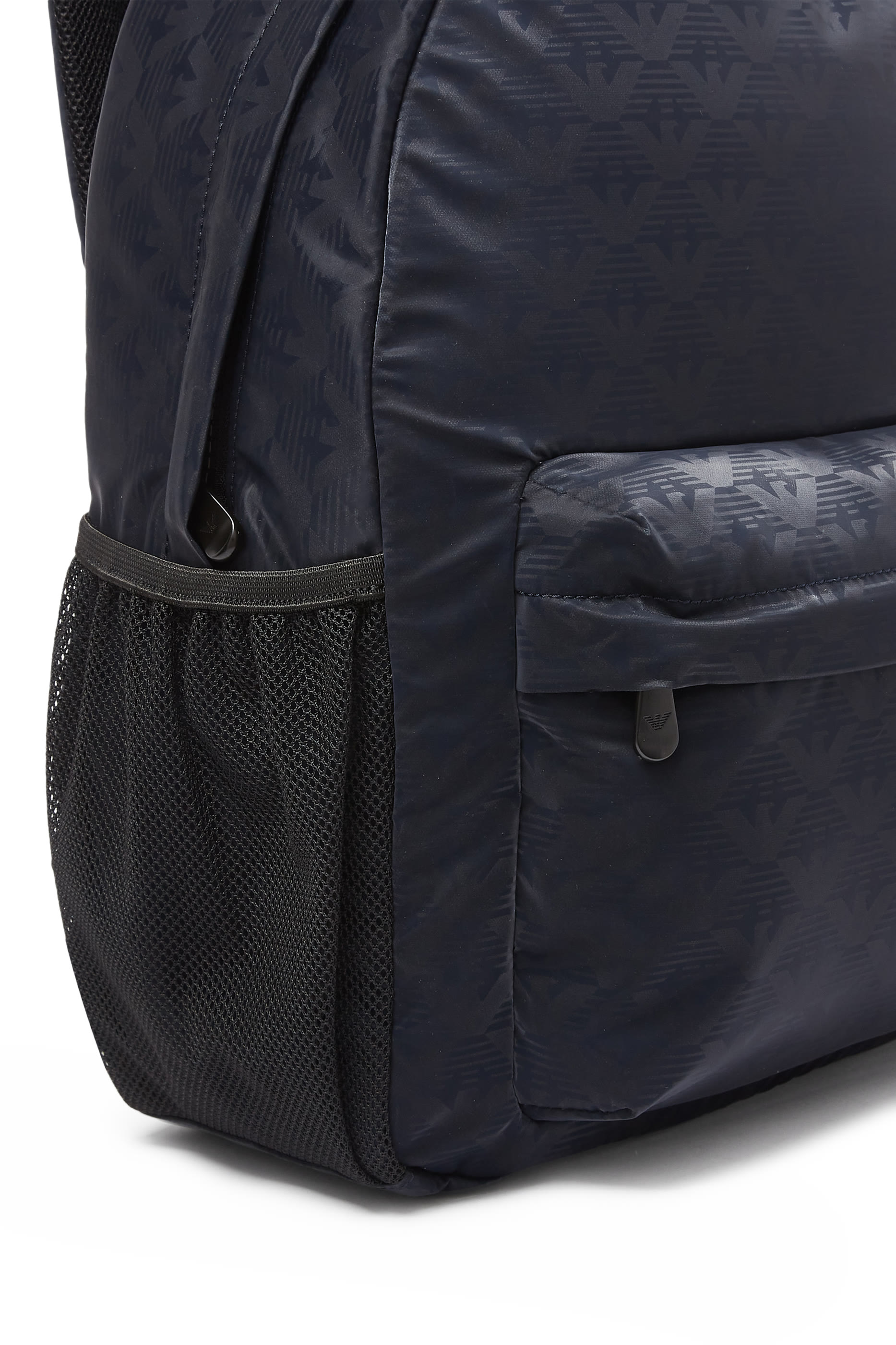 حقيبة ظهر نايلون مزينة كليا بشعار الماركة للأطفال