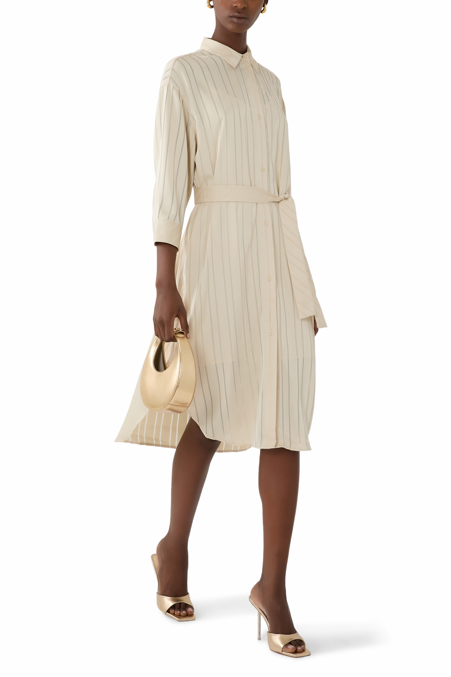 فستان ذا جريد لاين مخطط