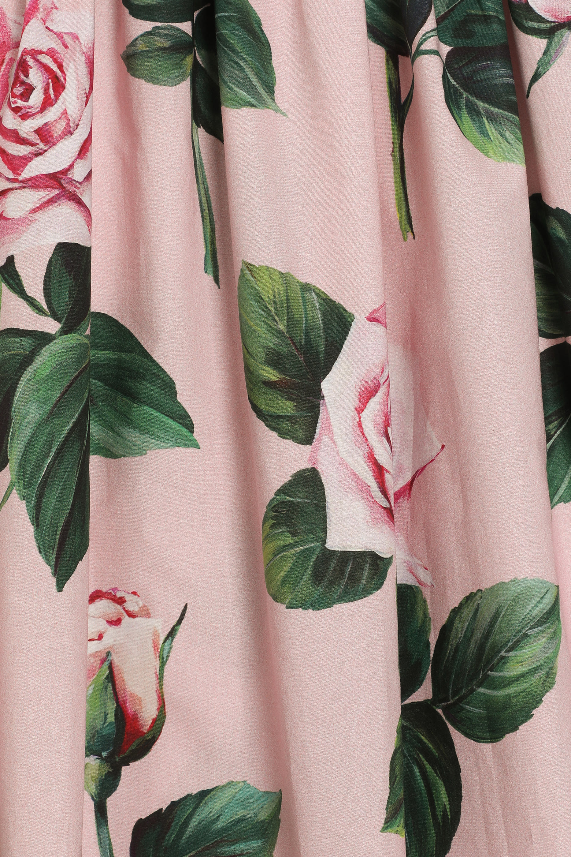 فستان بطبعة زهور وشعار الماركة للأطفال