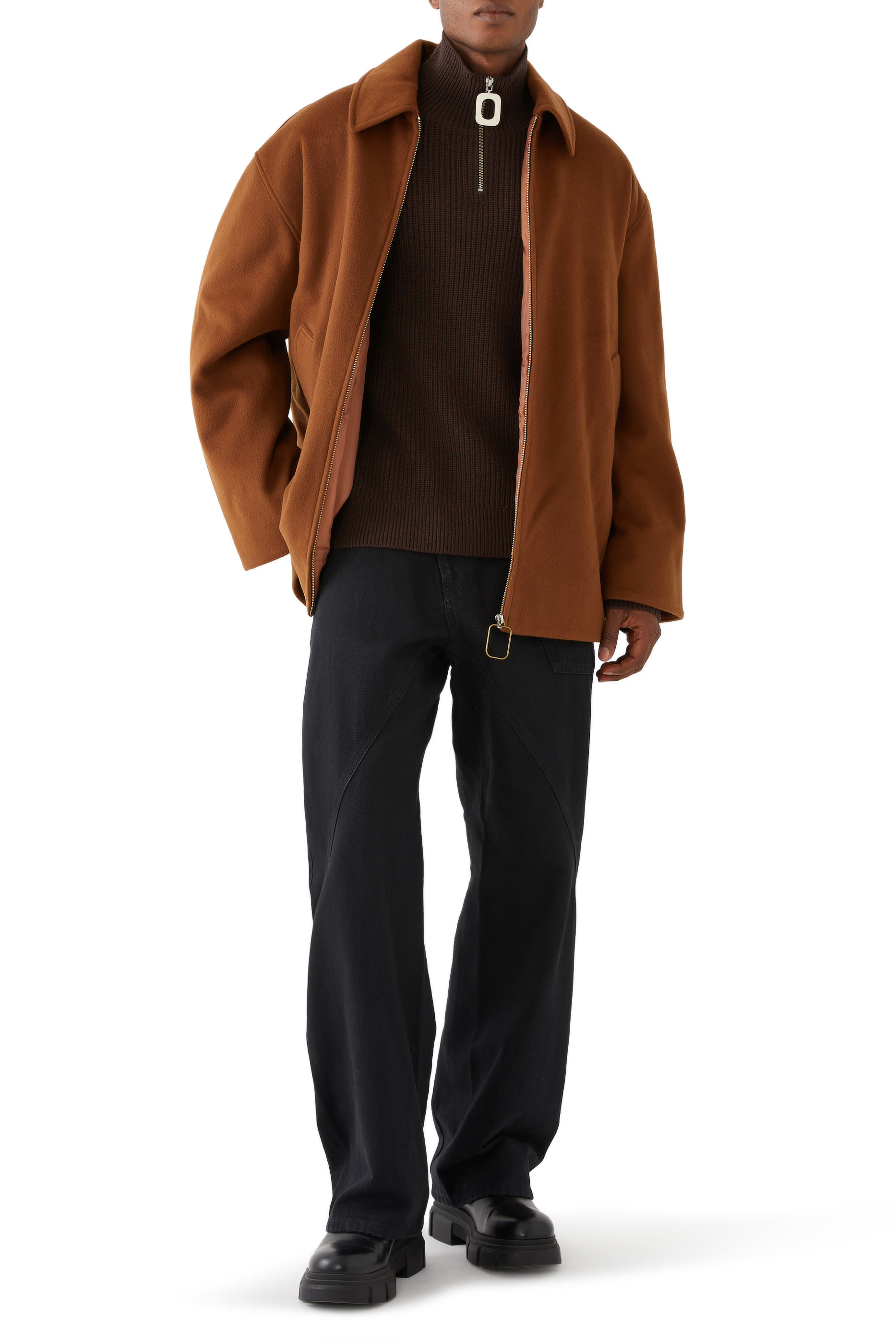 سترة بولر بنصف سحاب