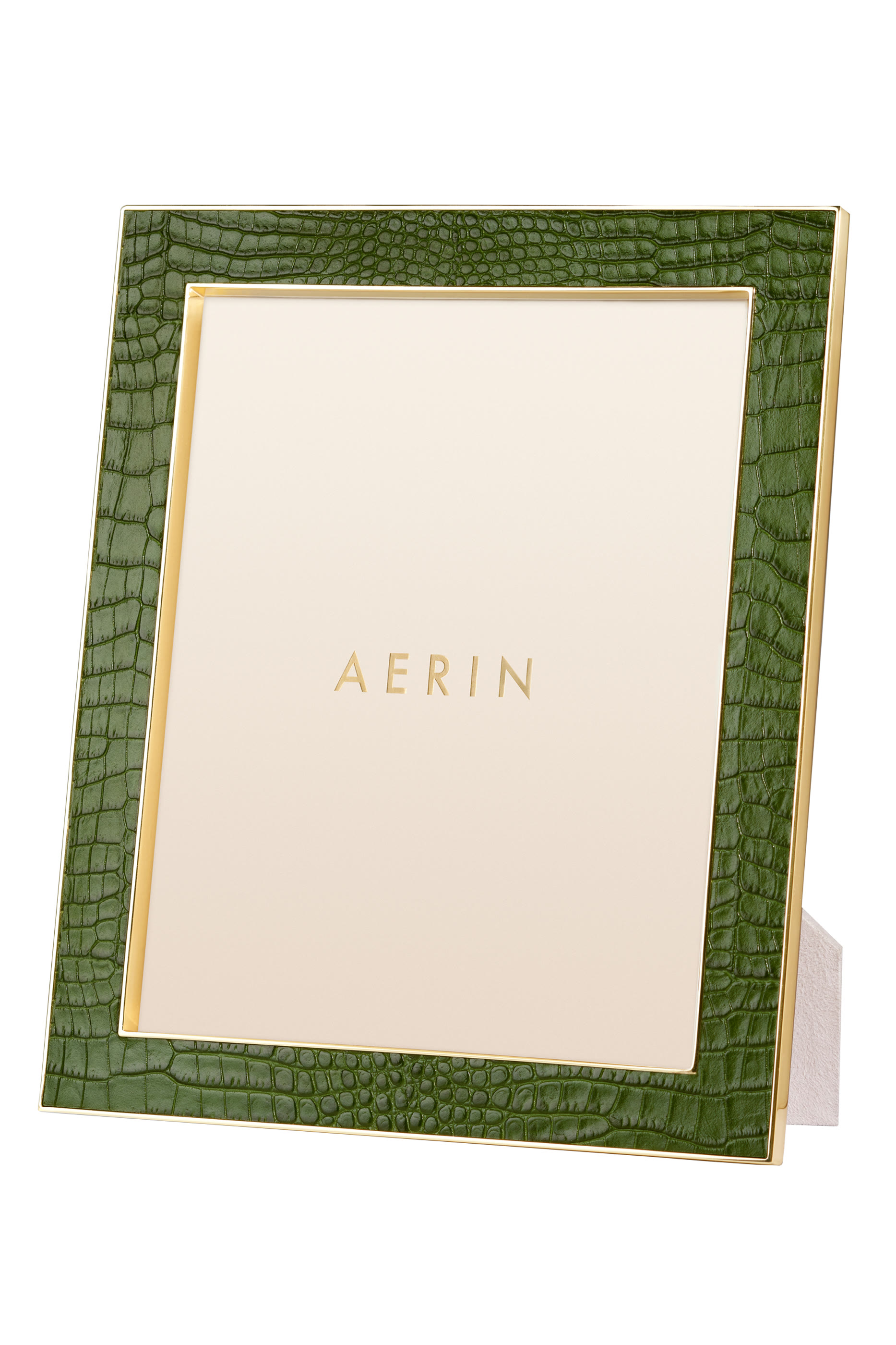 إطار صورة كلاسيك جلد بنقشة جلد التمساح