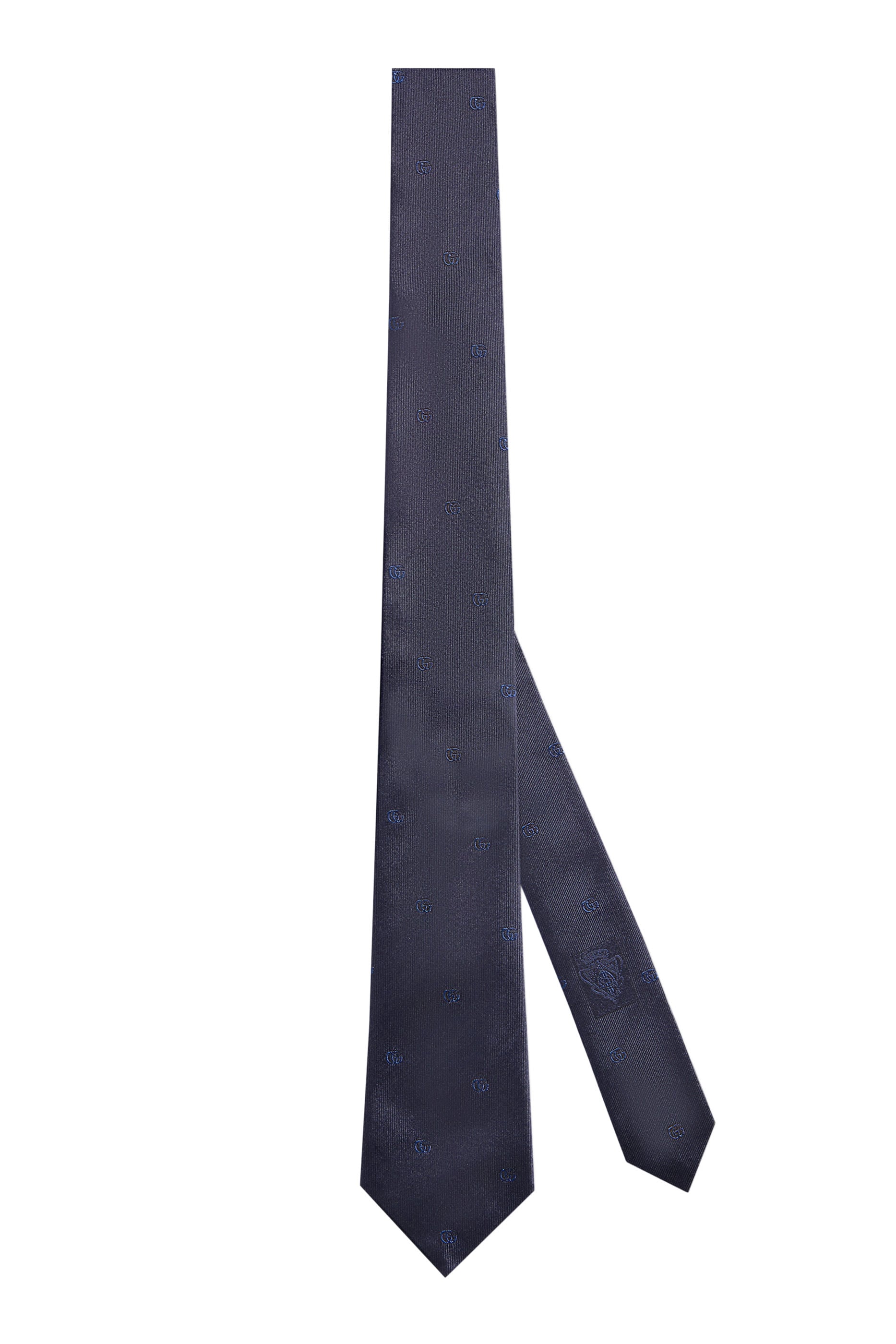 Double G Silk Jacquard Tie