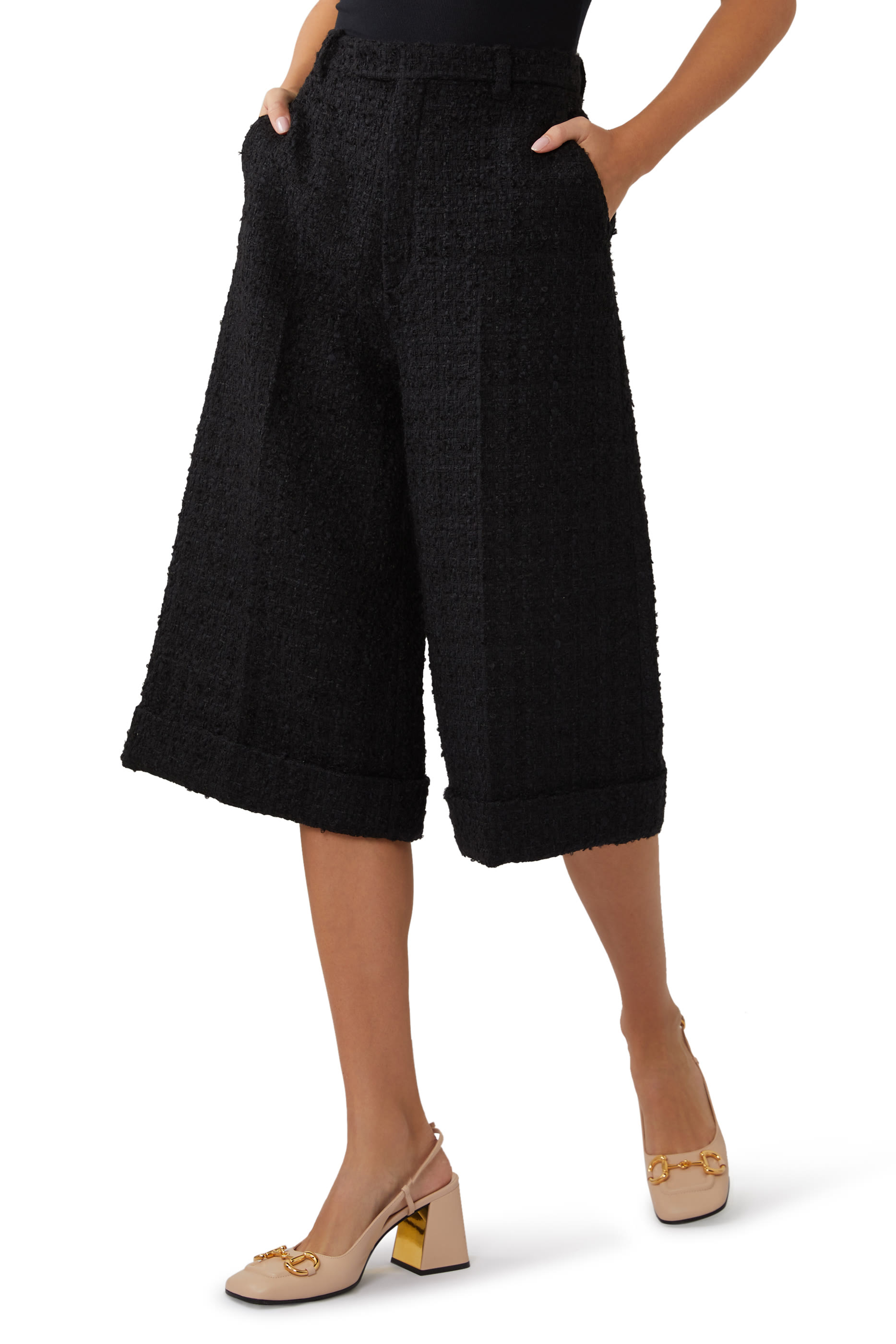 بنطال تويد صوف