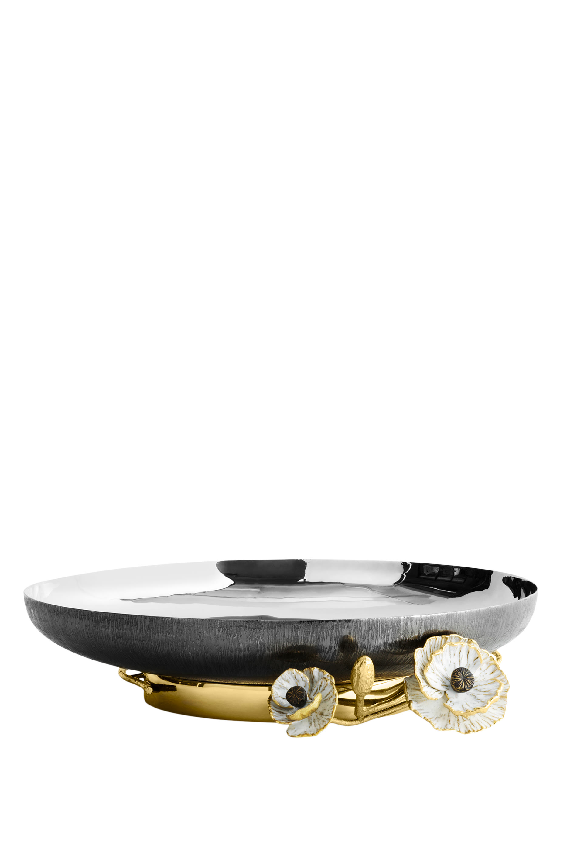 طبق تقديم بقاعدة وشقائق النعمان