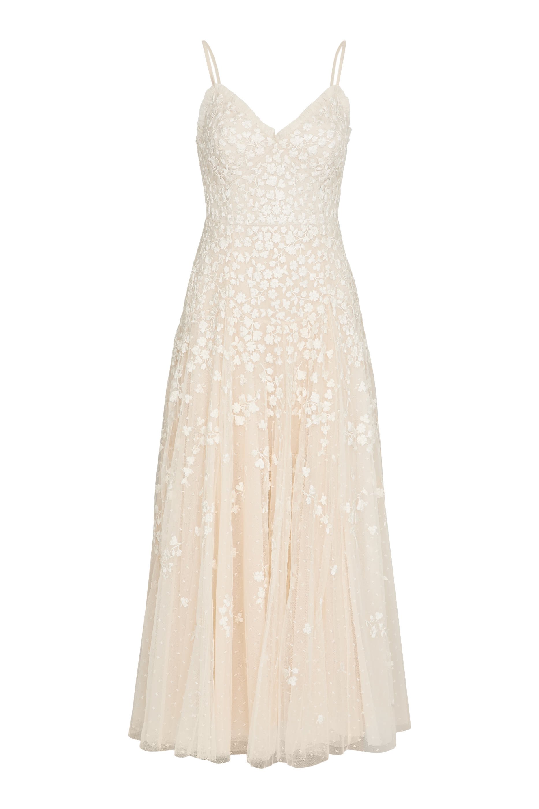 Scatter Blossom Cami Ankle Gown