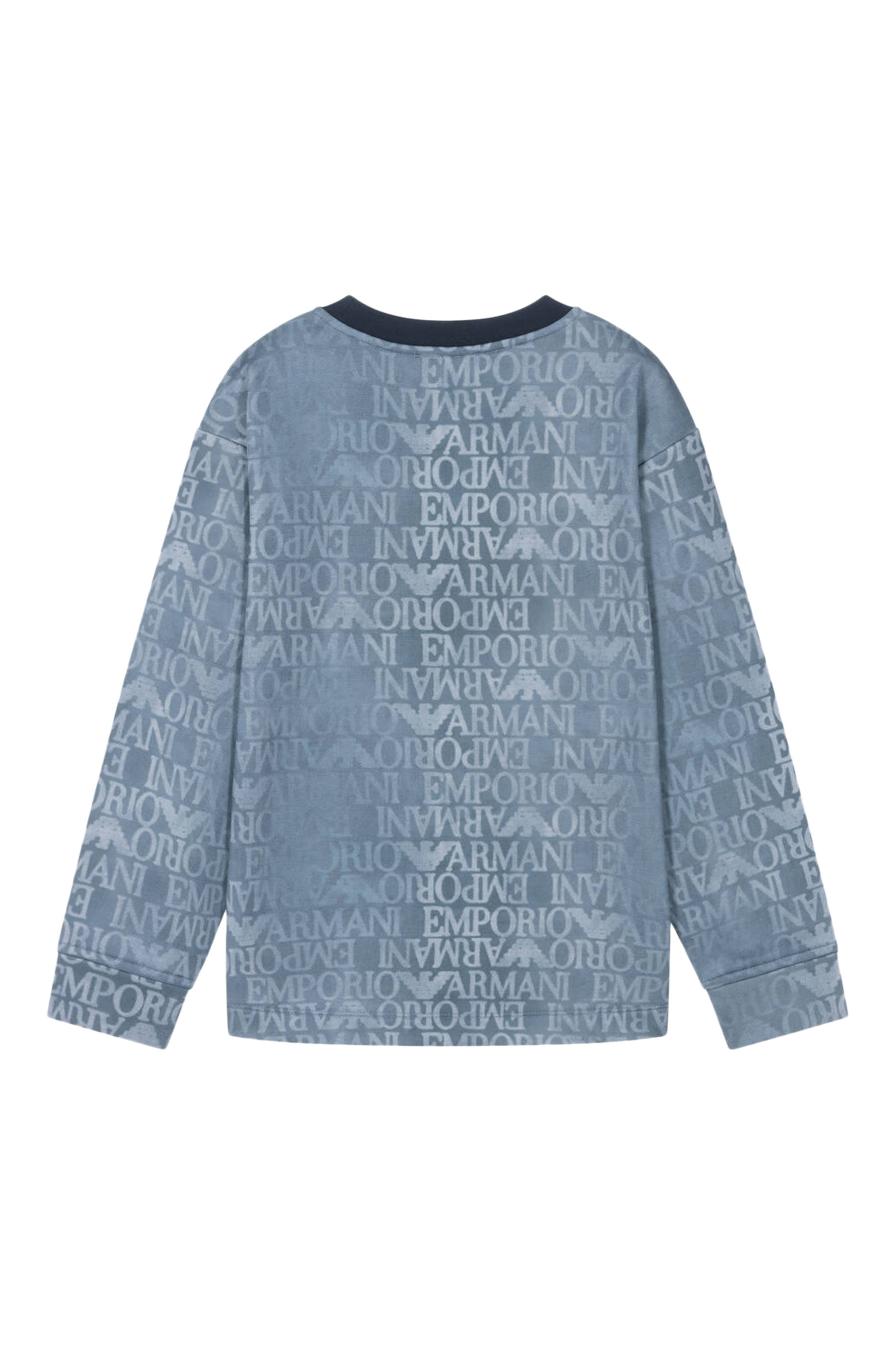 سويت شيرت بطبعات شعار الماركة للأطفال